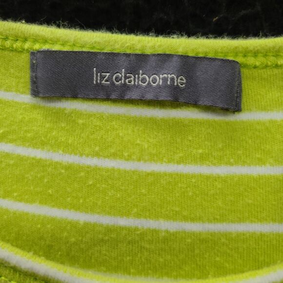 Liz Claiborne Womens T-Shirt Multi-Color Size Large 100% Cotton Short Sleeve - Picture 6 of 12